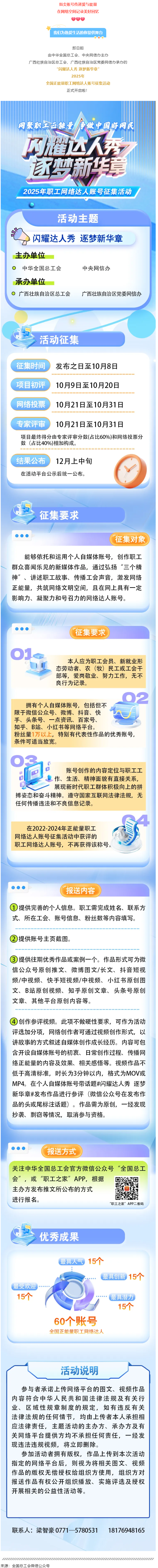 “閃耀達人秀 逐夢新華章”正能量職工網(wǎng)絡(luò)達人賬號征集活動來啦！.png