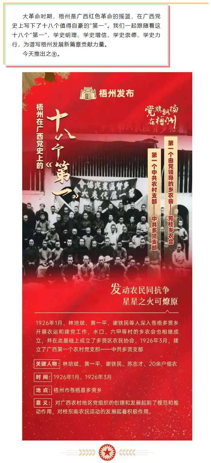 【職工學黨史】梧州18個“第一”之⑧丨廣西第一個中共農(nóng)村支部、第一個由黨領(lǐng)導的鄉(xiāng)農(nóng)會.png